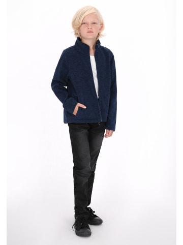 DreiMaster Maritim Jungen (Kids) Fleecejacke in Marine Melange