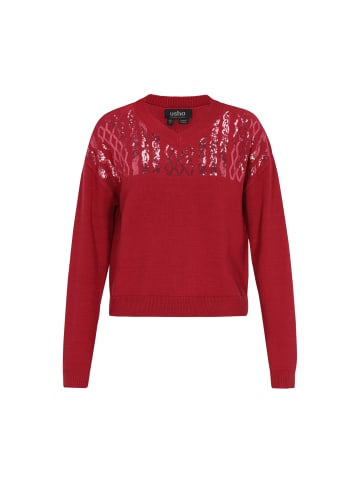usha BLACK LABEL Women Sweater in burgundy