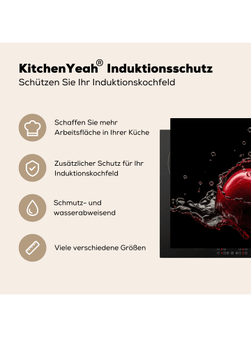 KitchenYeah Herdabdeckplatte Rote Kirschen