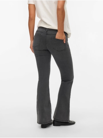 Vero Moda Umstandsjeans mit Schlag in Dark Grey Denim 1