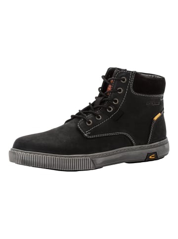 Camel Active MOON Schnürboots aus Leder in Schwarz