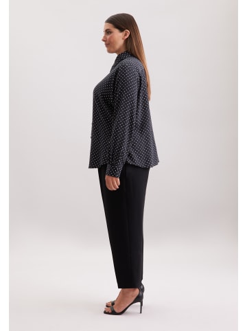 Seidensticker Ausgestellte Bluse Regular in Schwarz