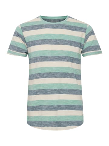 !SOLID Rundhalsshirt SDThicco 21102409ME Kurzarmshirt mit Streifen in Grün