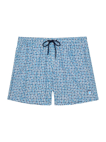 HOM Beach Boxer Ausmane in turquoise print