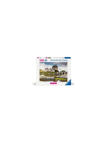 Ravensburger Puzzle Beautiful Castles, Eilean Donan Castle, Schottland, 1000 Teile, ab 14 J