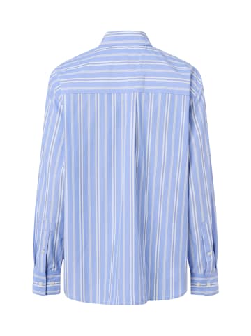 SAMSOE & SAMSOE Bluse Sacatan in hellblau weiß