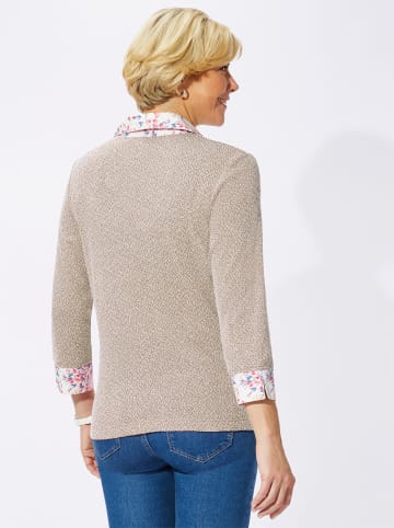 WITT WEIDEN 2-in-1-Shirt in sand-meliert