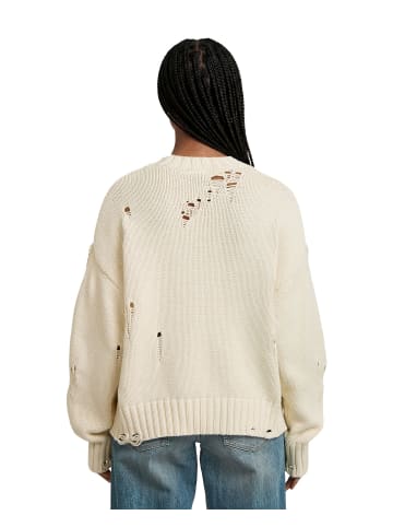 G-Star Raw Drop Needle Loose Knit Pullover ecru