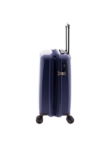 Gladiator 5000 4 Rollen Kabinentrolley 55 cm mit Dehnfalte blue