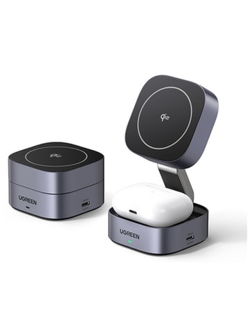 Ugreen Ugreen W702 3in1 induktives Ladegerät MagSafe Qi2 und USB-C