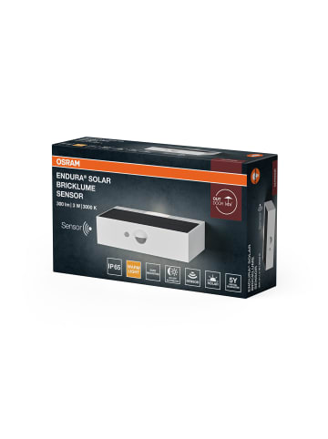 Osram ENDURA STYLE BRICKLUME Solarleuchte, 3W, weiß