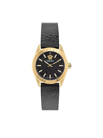 Versace Analoguhr für Damen in Schwarz