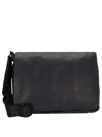 Leonhard Heyden Den Haag - Umhängetasche L Leder 13" 39 cm (blau) in blau