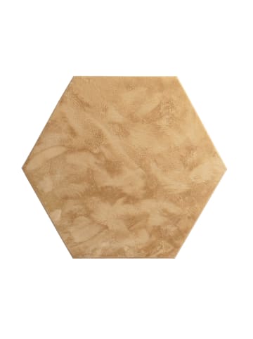 KADIMA DESIGN Teppich Kurzflor waschbar Einfarbig Wohnzimmer in Gelb