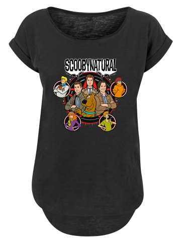 F4NT4STIC Long Cut T-Shirt Long Cut T-Shirt 'Scooby Doo Boys Characters Star' in schwarz