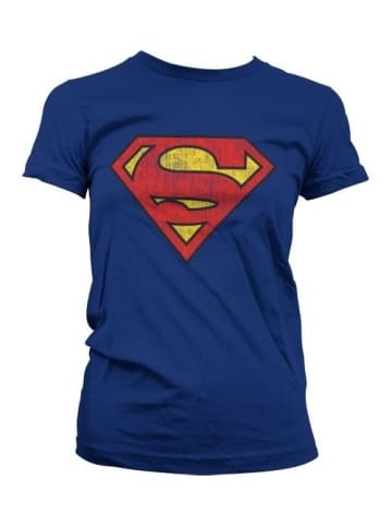 Superman Shirt in Blau