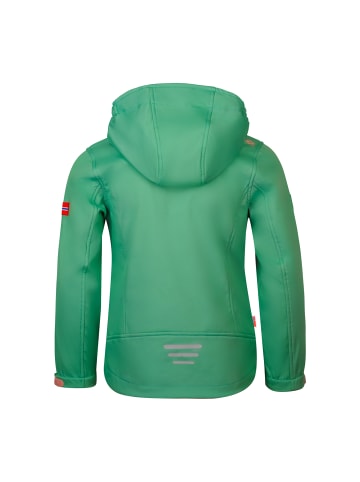 Trollkids Softshelljacke Trollfjord in leaf green/dahlia