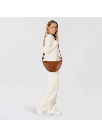 Greenburry Colombiana Umhängetasche Leder 34 cm nougat