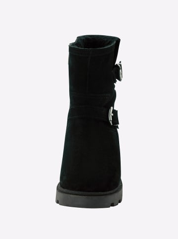 sheego Stiefelette in schwarz