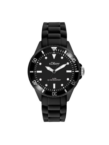 s.Oliver Armbanduhr Small Color in schwarz