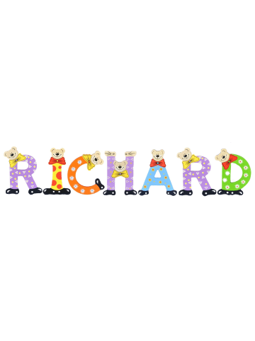 Playshoes Deko-Buchstaben "RICHARD" in bunt