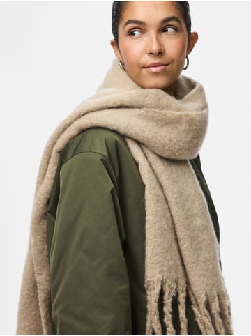 Pieces Schal in Silver Mink