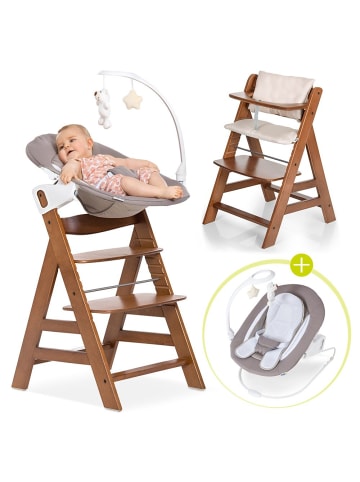 Hauck Alpha Plus Walnut Newborn Set Deluxe - 4-tlg. in braun,beige