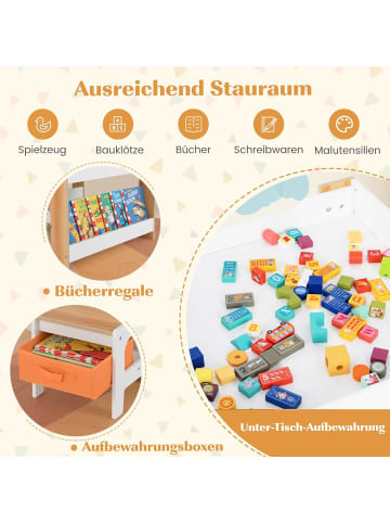 COSTWAY 3 tlg. Kindersitzgruppe ab 3 Jahren in Beige