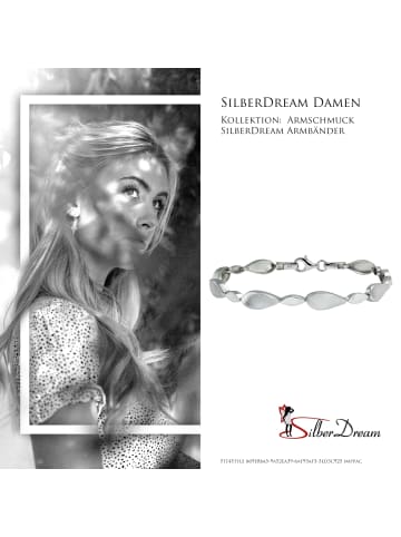 SilberDream 925 Sterling Silber Damen SilberDream Armbänder Leaves ca. 19cm