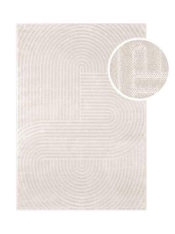 Wecon Home Teppich Bacalar in creme beige