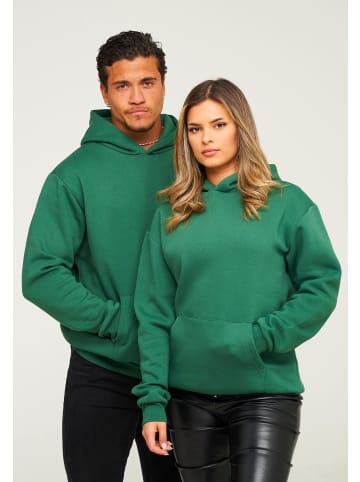 behype Kapuzenpullover - BHHOBART Basic Oversize Einfarbig in Green College