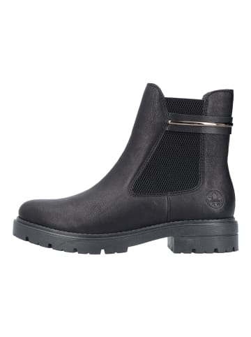 rieker Stiefelette in Schwarz/Schwarz