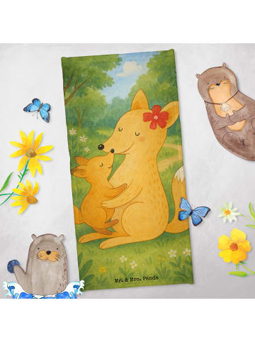 Mr. & Mrs. Panda Handtuch Fuchs Mama Design ohne Spruch in Weiß