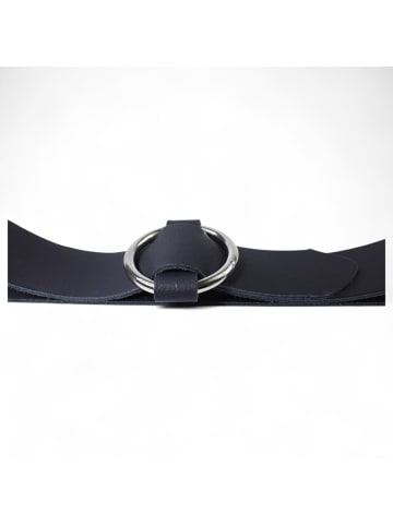 FRONHOFER Damengürtel Ringschnalle in Dunkelbraun