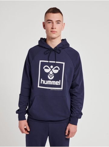 Hummel Verstellbare Taille Kapuzenpullover Raglanärmel Hmlisam Herren in PEACOAT