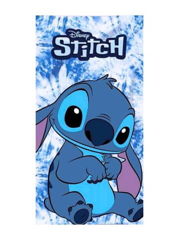 Disney Strand-/Badetuch Disney Stitch - (L) 140 cm x (B) 70 cm in Blau