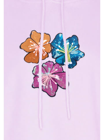IZIA Women Hoodie in Lavender