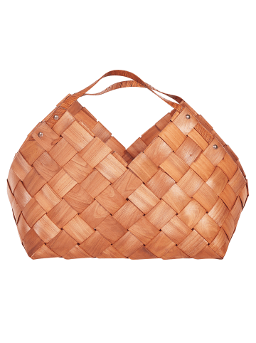 Beliani Korb QARA in Braun - (W) 40 x (H) 42 x (L) 27 cm