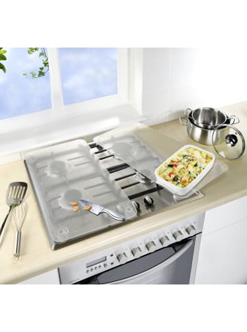 Wenko Herd-Abdeckplatte Universal - 2er Set in Transparent, 30 x 4,5 x 52 cm