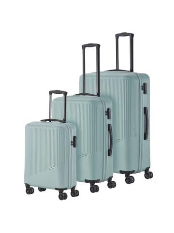 travelite Bali 4 Rollen Kofferset 3-teilig in mint