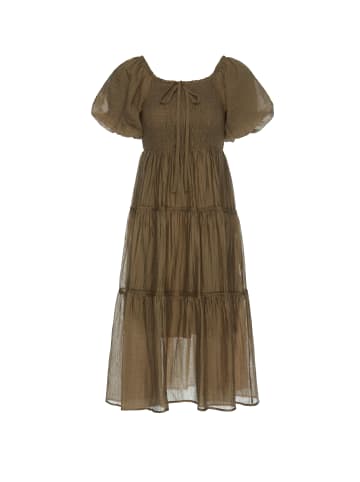 VIRITA Women Dress in Brown