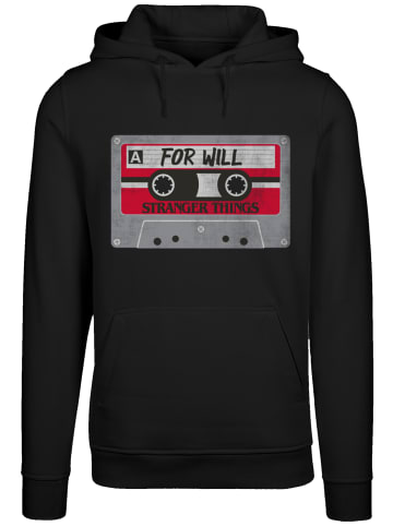 F4NT4STIC Hoodie Stranger Things Cassette For Will Netflix in schwarz