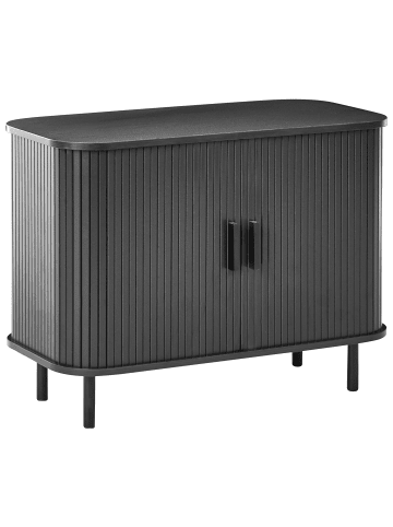 Beliani Sideboard BRADLEY in Schwarz - (W) 80 x (H) 60 x (L) 40 cm