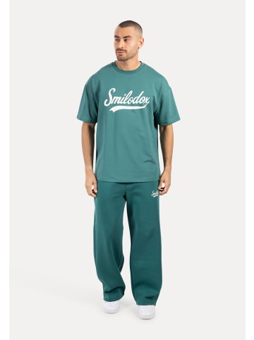 SMILODOX T-Shirt Lorik in Dunkel Grün