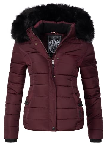 Navahoo Winterjacke Miamor in Weinrot