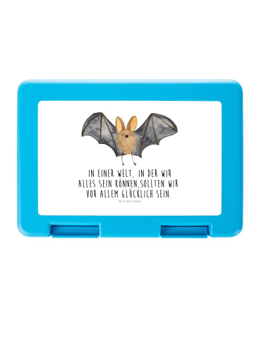 Mr. & Mrs. Panda Bentobox Fledermaus Flügel mit Spruch in Weiß