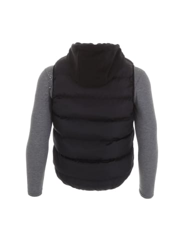 Ital-Design Jacke in Schwarz und Grau