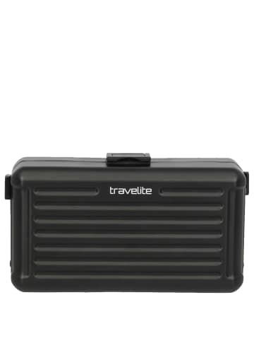 travelite Next - Minicase/Umhängetasche 20 cm (silber) in schwarz
