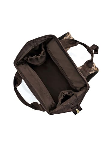 Reisenthel travelling allrounder R - Rucksack 40 cm (twist maroon) in leo macchiato