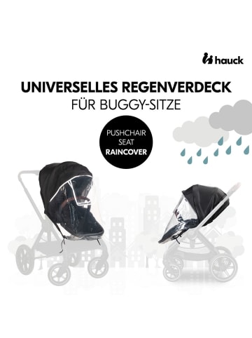 Hauck Universal Regenschutz für Kinderwagen in schwarz,grau